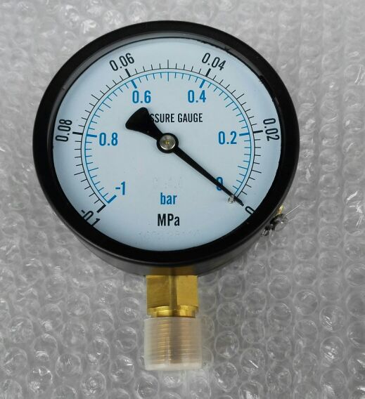 100mm 真空表 负压表 真空计 反针压力表 -0.1-0mps -1-0bar