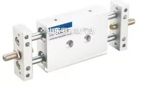 可调行程滑台双轴杆气缸