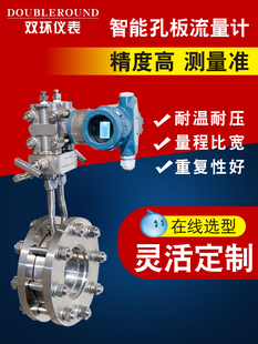 流量计高压 孔板流量计液体气体蒸气V锥平衡弯管喷嘴楔形差压式
