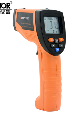 胜利VC308D高精度红外线测温仪手持式工业级测温枪温度计