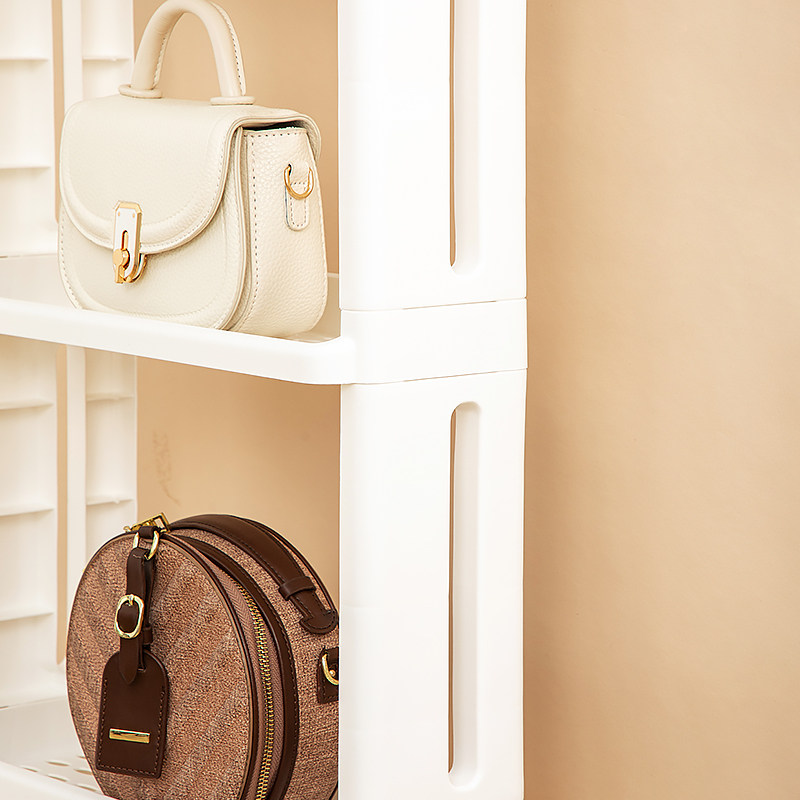 门后包包收纳置物架挂包展示放置神器卧室门背多层放包落地窄架子
