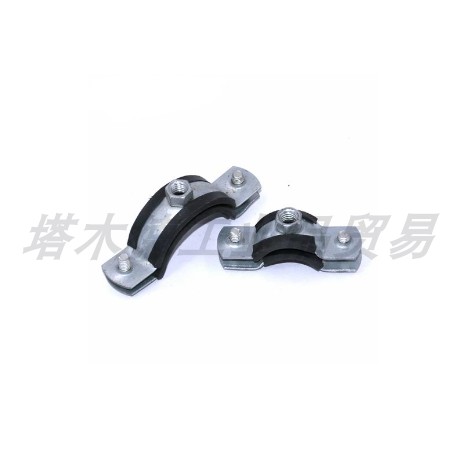 给水吊卡管墙抱箍固定道