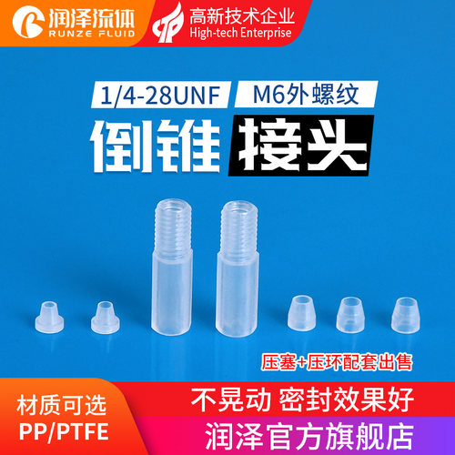 润泽流体倒锥接头多通阀