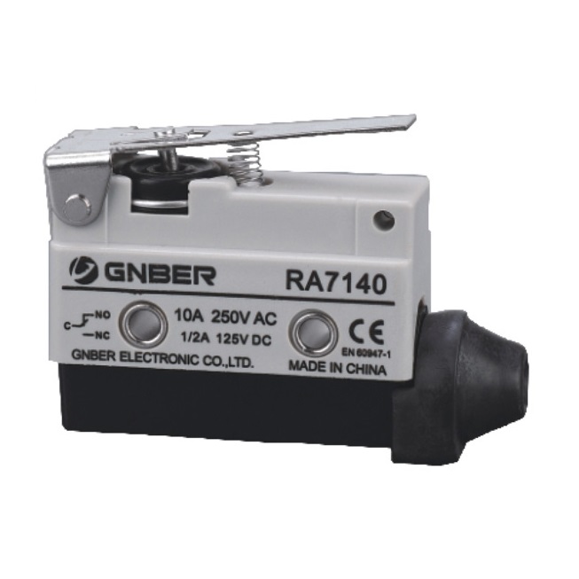 冈本工控 短杠杆型防尘防油限位微动开关 RA-7140