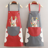 新年围裙2023兔年家用厨房做饭防水防油女士漂亮时尚 污 可擦手无袖