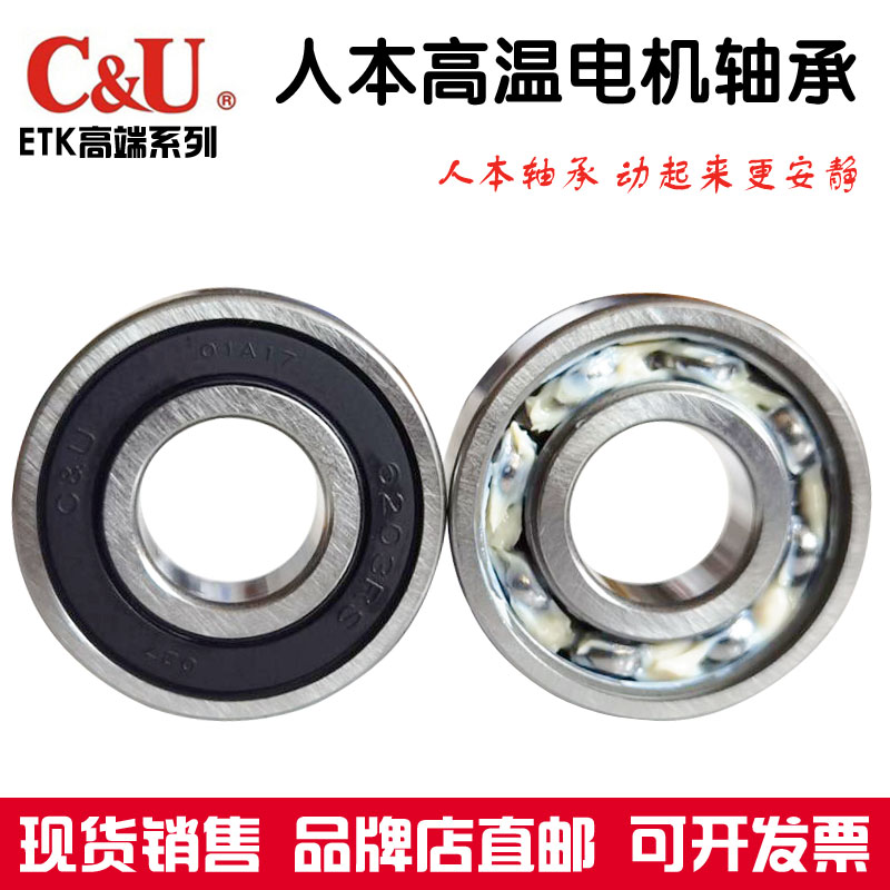 人本正品ETK耐高温高速轴承6306 6307 6308 6309 6310 6311 RZ/RS