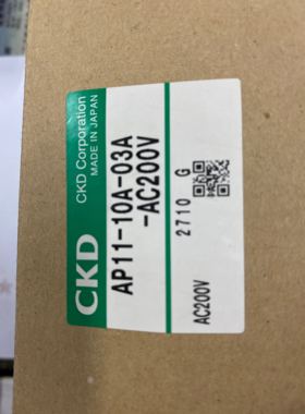 日本CKD电磁阀AP11-10A/8A/15A-03A全新原装真品AC200V当天发货