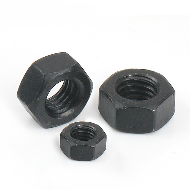 级黑色螺母高强度碳钢六