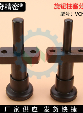带法兰分度销 高精度型旋钮柱塞PPLY PPLX分割定位柱 GN817.3拉销