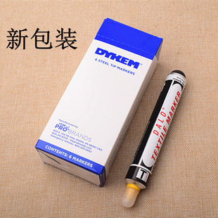 DALO美国黄油笔纺织笔防柒笔标签笔耐高温不退色笔签标笔记号笔