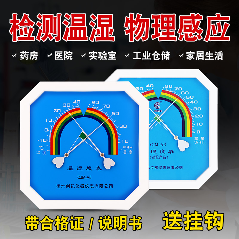 药店房干湿表温度计高精
