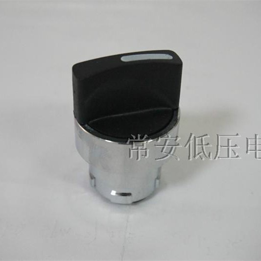 金属按钮LA128EA 二位旋钮头 ZB2-BD2C(短柄) ZB2-BJ2C(长柄)