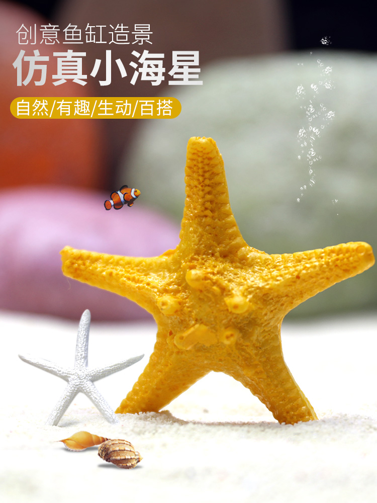 仿真海星鱼缸造景螺小摆