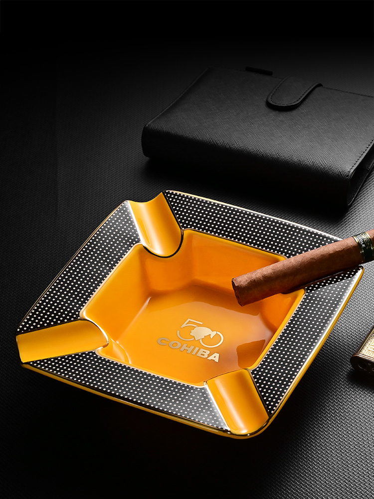 出口品质雪茄烟灰缸欧式雪茄烟缸雪茄烟灰缸雪茄烟槽办公室专用