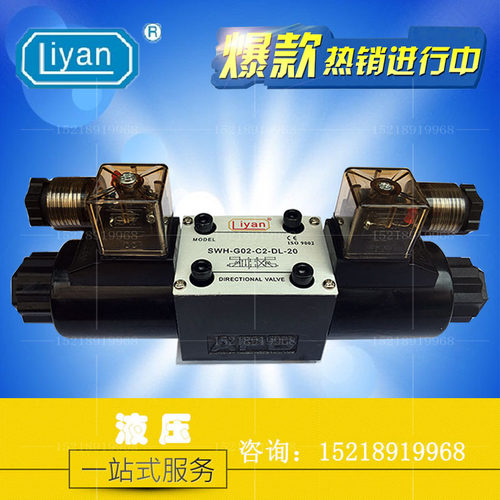 电磁换向阀 SWH-G02-C2-DL-20 DSG-G02-3C2-D24-20 220V/110V/12V