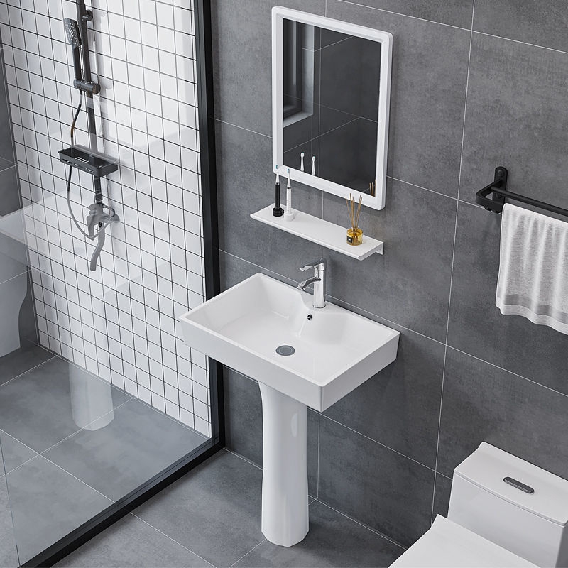 家用陶瓷立柱盆洗手脸一