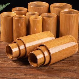 竹罐子拔火罐套装艾草拔罐杯子家用竹罐子拔火罐竹拔罐竹筒木火罐