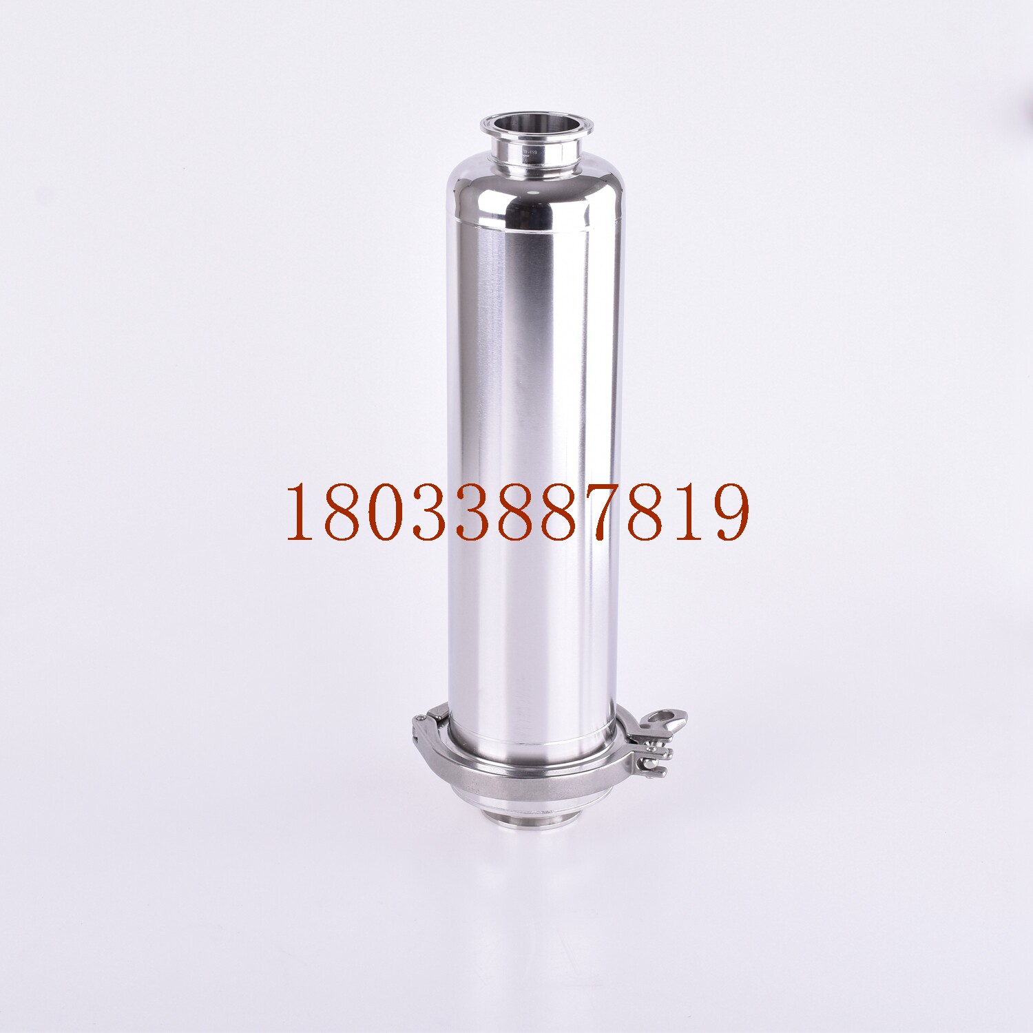 定制卫生级316L不锈钢快装直通式管道过滤器卡箍卡盘阀门精密过滤