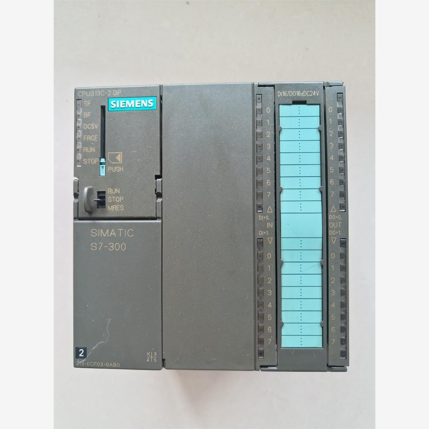 6ES7 313-6CF03-0AB0，实物拍摄，功能完好，