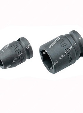 Genius 天赋工具 1/2＂气动公制6角套筒444008-444025（铬钼钢）
