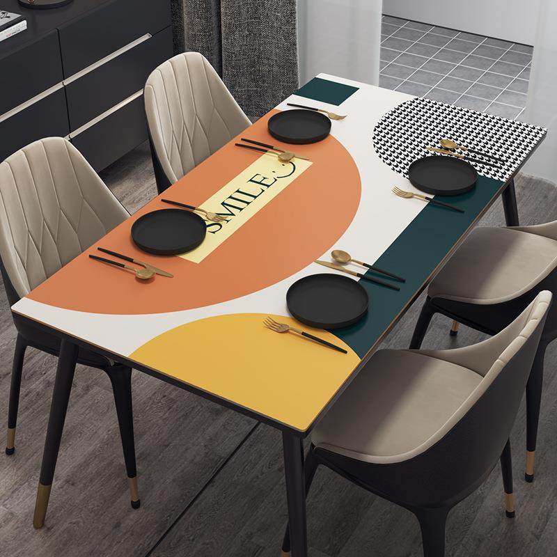 轻奢皮革桌垫PVC防水防油免洗长方形家用茶几布餐桌垫书桌电视柜,3C数码配件,USB多功能数码宝,淘宝优惠券,粉丝福利购,淘宝优惠卷