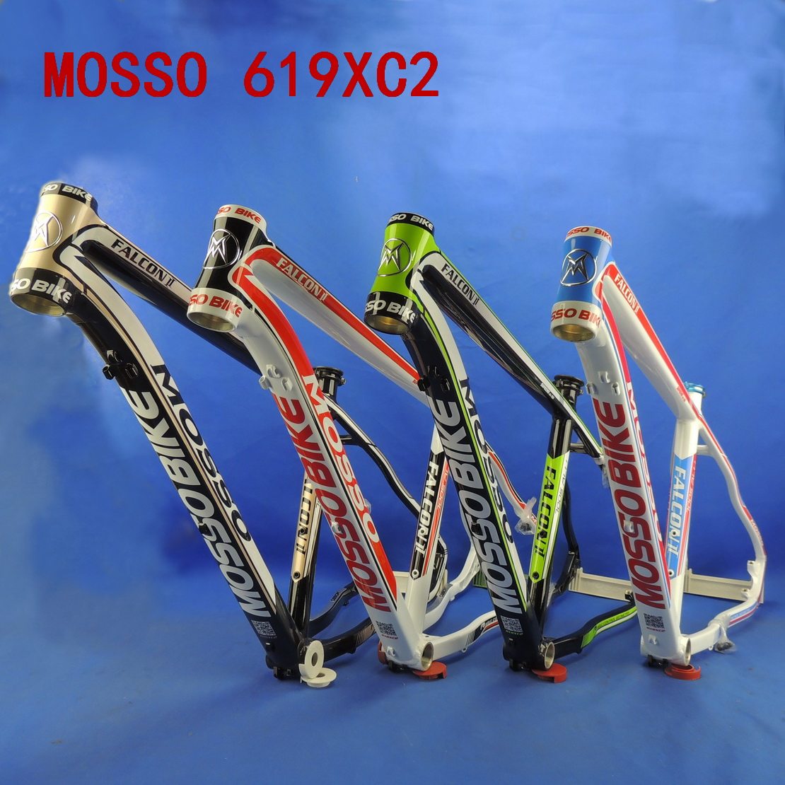 14款MOSSO 619XC2 山地自行车架超轻7005铝二维码防伪619XC升级版