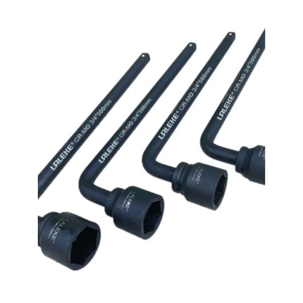 良利克 重型套筒扳手7字型L型可换头烟斗型套筒扳手货车轮胎扳手