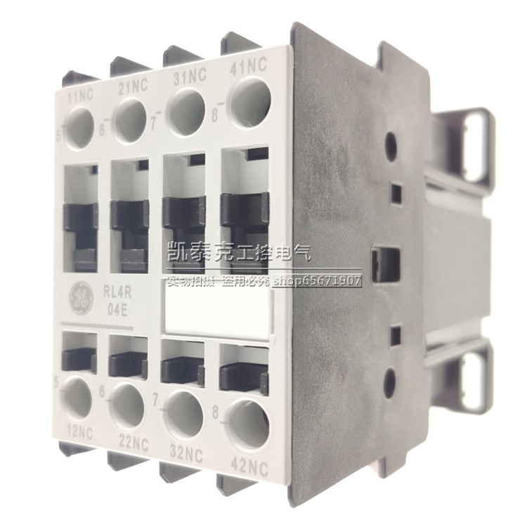 正品美国GE通用电气接触器 RL4R 04E RL4RD004TD 4NC 24VDC