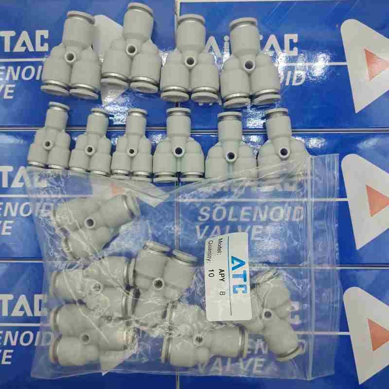 亚德客白色型三通接头等