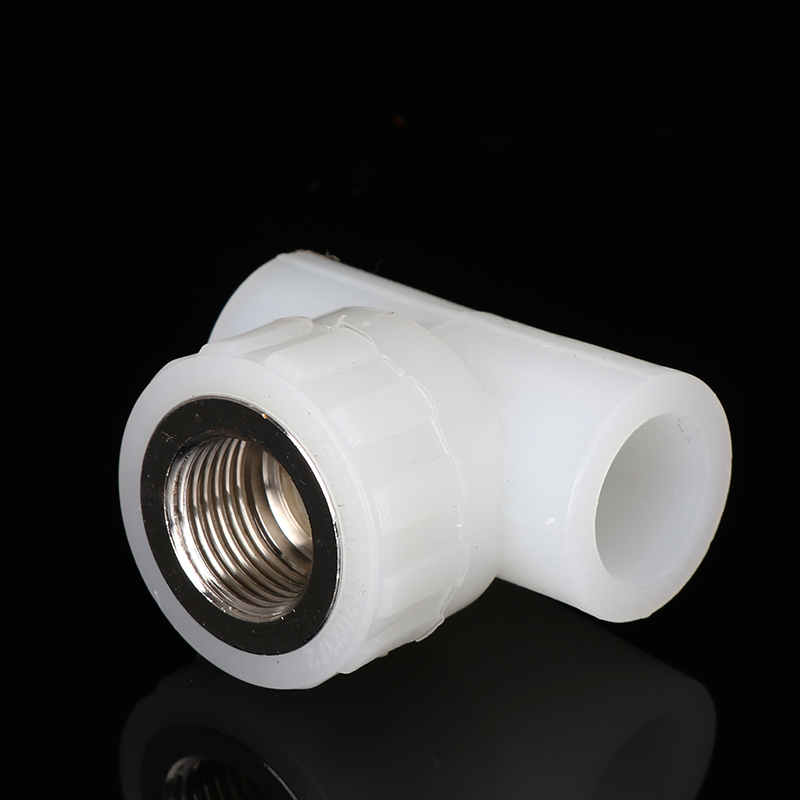 PERT内丝三通 地暖管件 pert地暖接头20 25 pert内牙三通pert三通