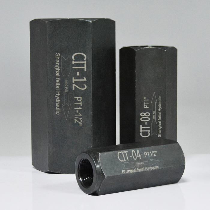 系列单向阀油压液直通管