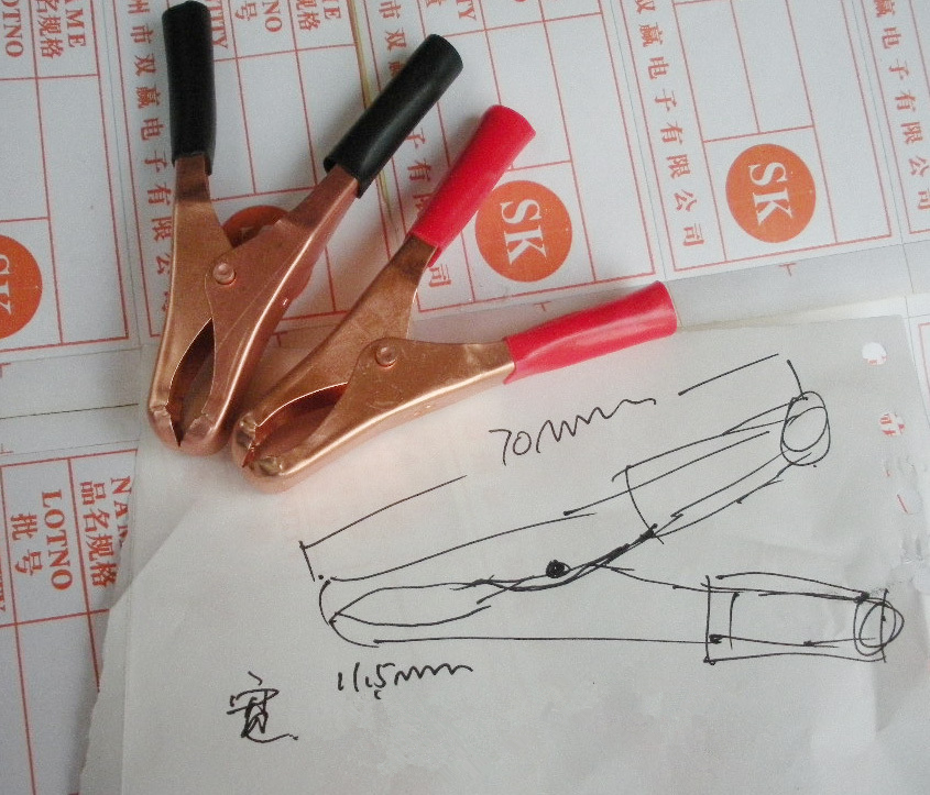 20A 50A 100A 300A电瓶夹子 镀铜夹 电夹子 接线夹子