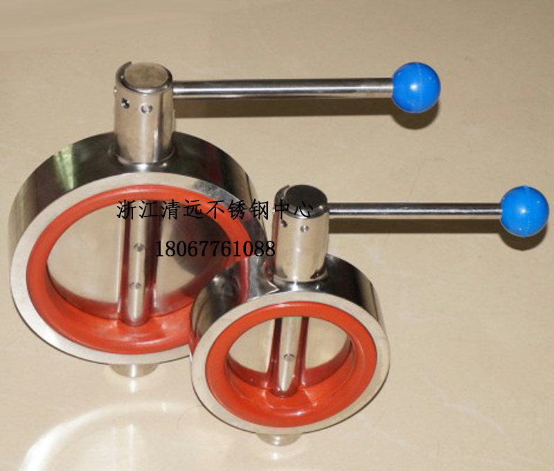 不锈钢对夹蝶阀卫生级手