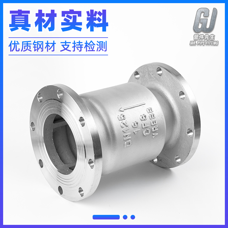 不锈钢立式止回阀法兰管