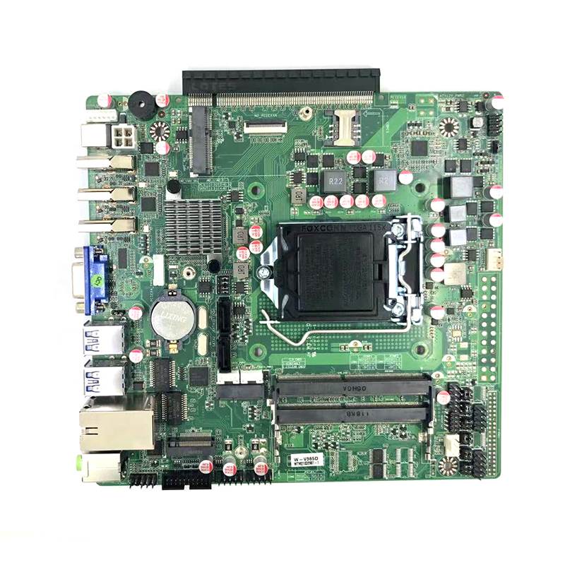 侧插显卡主板 B365 一体机主板 双网 ITX 多显示主板 支持6至9代