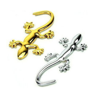 包邮汽车个性壁虎车贴立体3DPVC壁虎贴汽车用品 壁虎王车载饰品