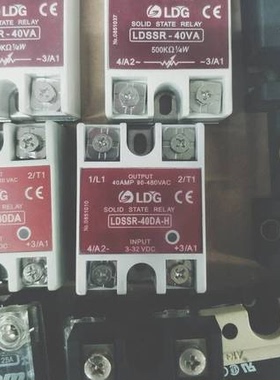 LDG单相固态继电器LDSSR-10DA25DA40DA60DA80DA-H直流控交流