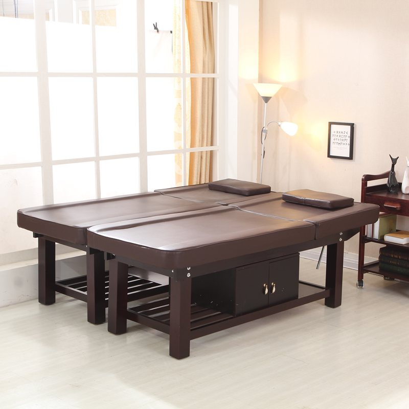 折叠美容床美容院专用按摩床美体床家用推拿床实木艾灸火疗床全身