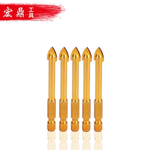德国进口瓷砖开孔器六角柄陶瓷三角钻头玻璃开孔器工业级合金三角