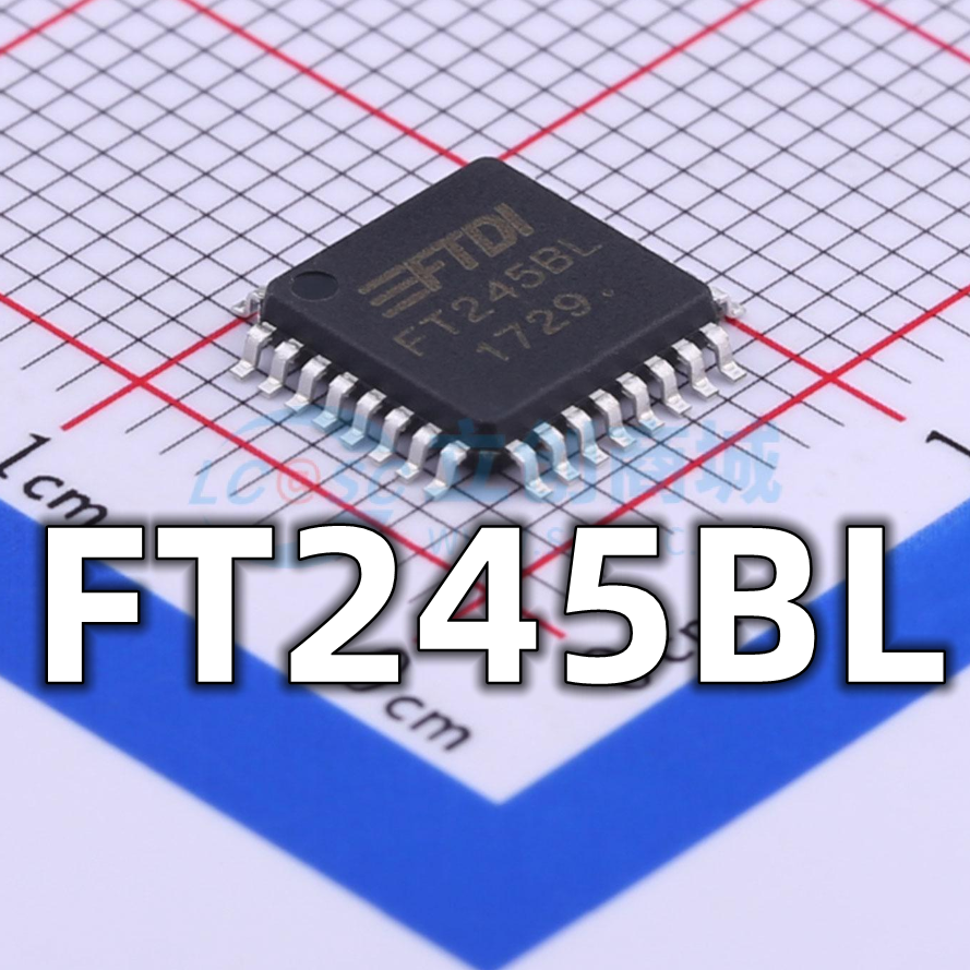 全新原装 FT245BL FT245封装LQFP-32 USB 通信接口芯片 现货供应