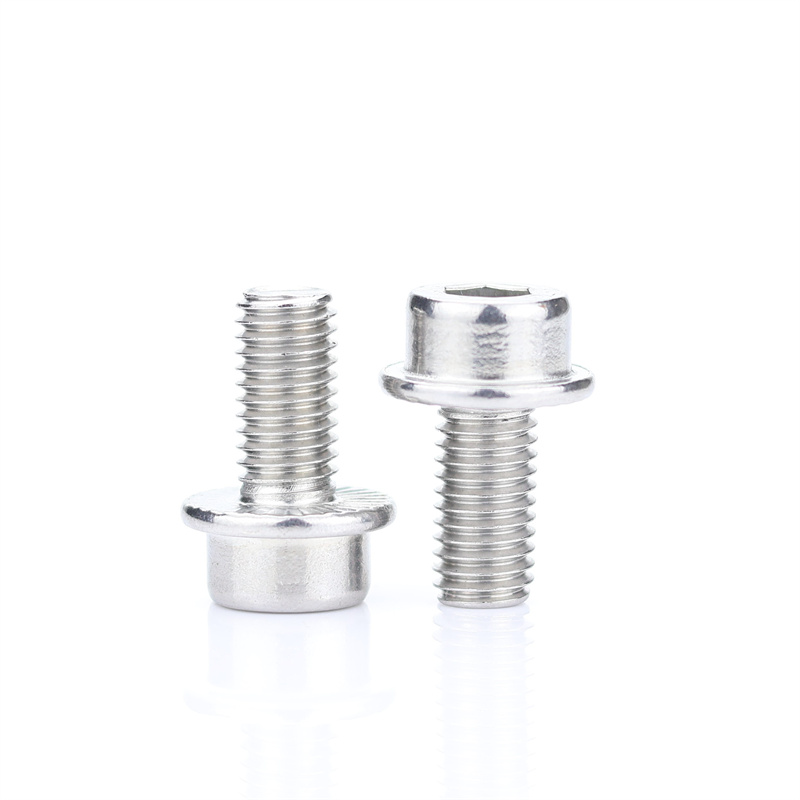 不锈钢内六角带垫防滑螺