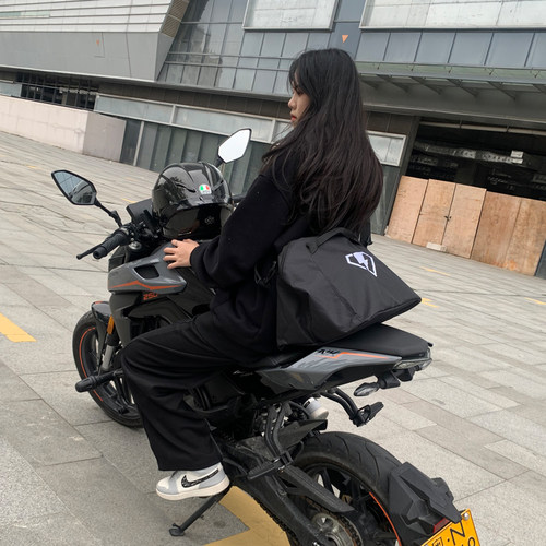 摩托车骑士机车单肩包头盔背包骑行包大容量手提袋防水收纳保护包