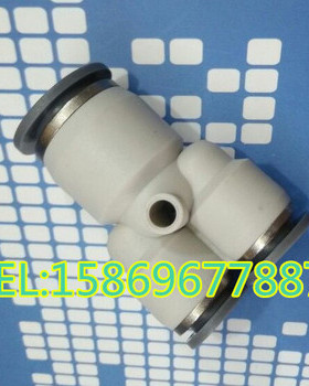 高档灰色快插塑料直通三通T型变径接头DPG8-6 DPEG10-12 DPWY10-6