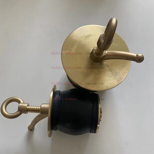 排水孔塞栓纯铜全铜质甲板落水塞堵漏塞子船用航海洞口下水道口子