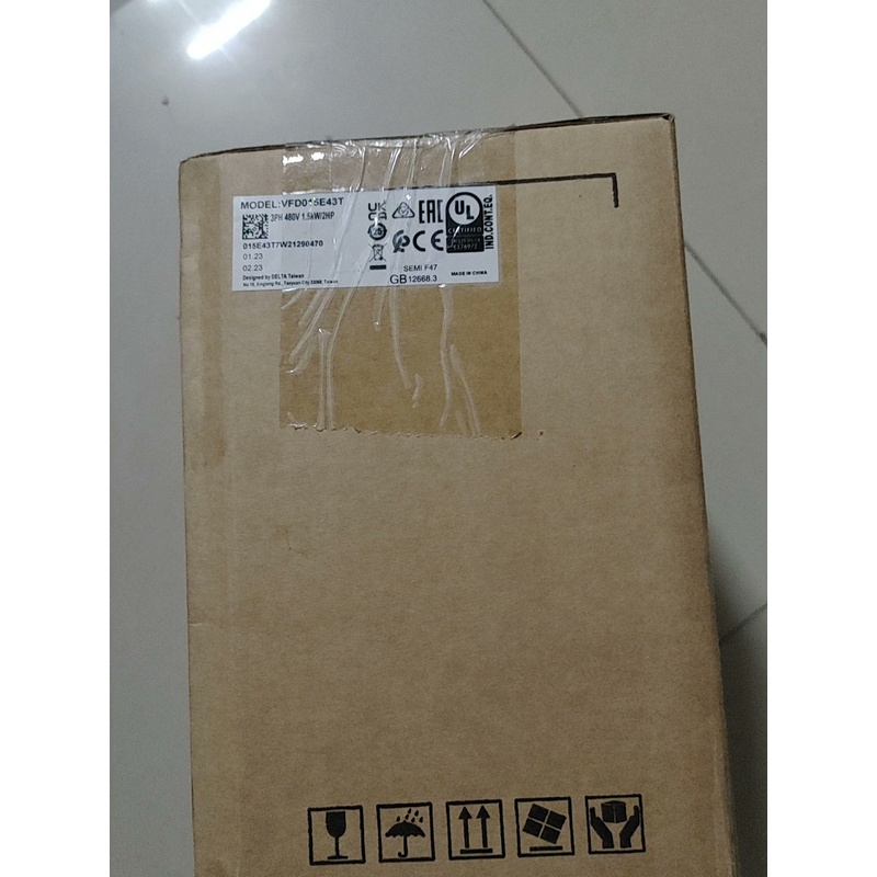 询价台达变频器1.5KW，全新原装未拆封，VFD015E43T，议价