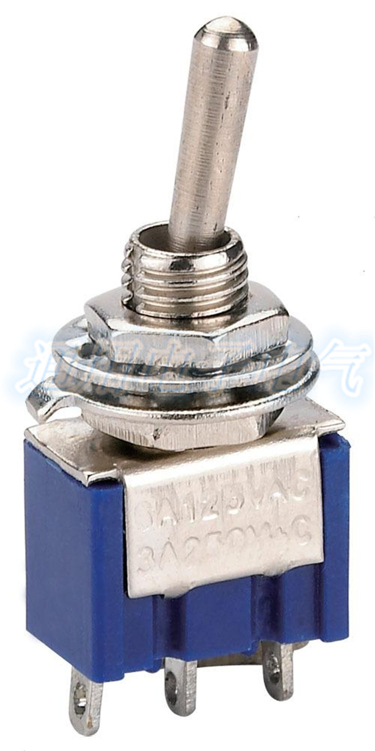 旭瑞小型钮子开关三脚两