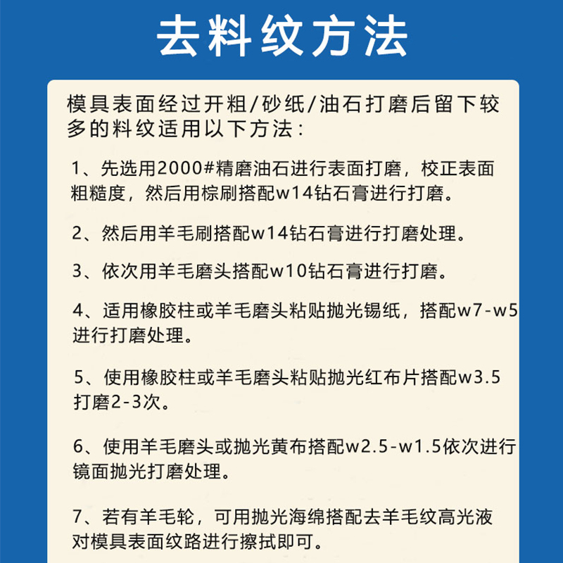 索洛德模具抛光锡纸去料