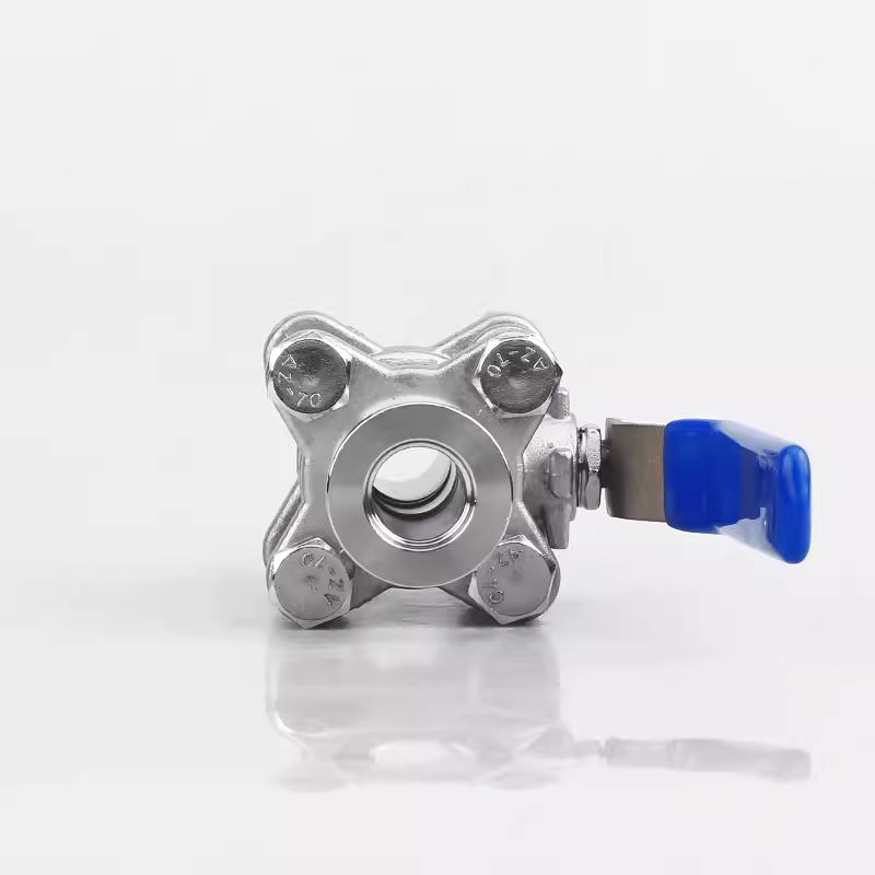 不锈钢高真空三片式球阀