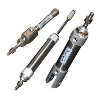 行程可调不锈钢迷你小型气缸气动CDJ2B16 10X15X20X25X30X50