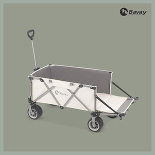 北欢露营车聚拢款 Bavay 户外营地车手拉车可折叠小推车 赠水桶